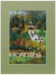tytu: Bieszczady - cerkiew w Myczkowcach ( Sprzedany )